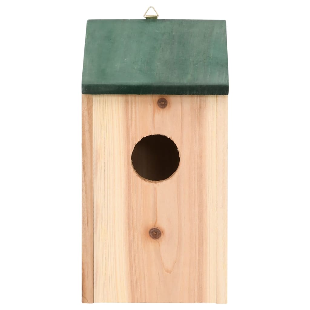 Vogelhuisjes 8 st 12x12x22 cm hout