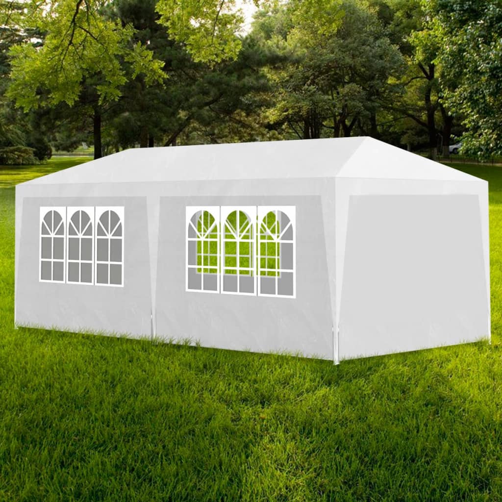 Partytent 3 x 6 m Wit