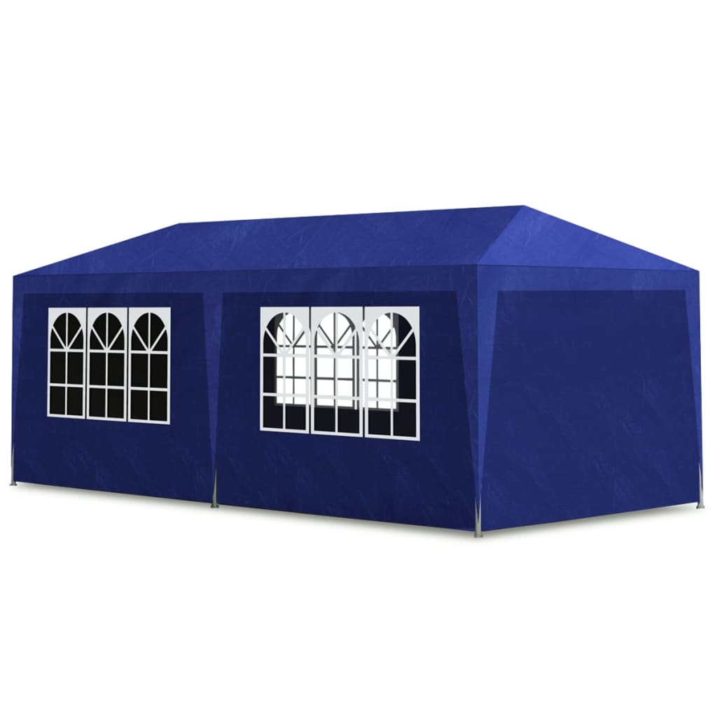 Partytent 3 x 6 m Blauw