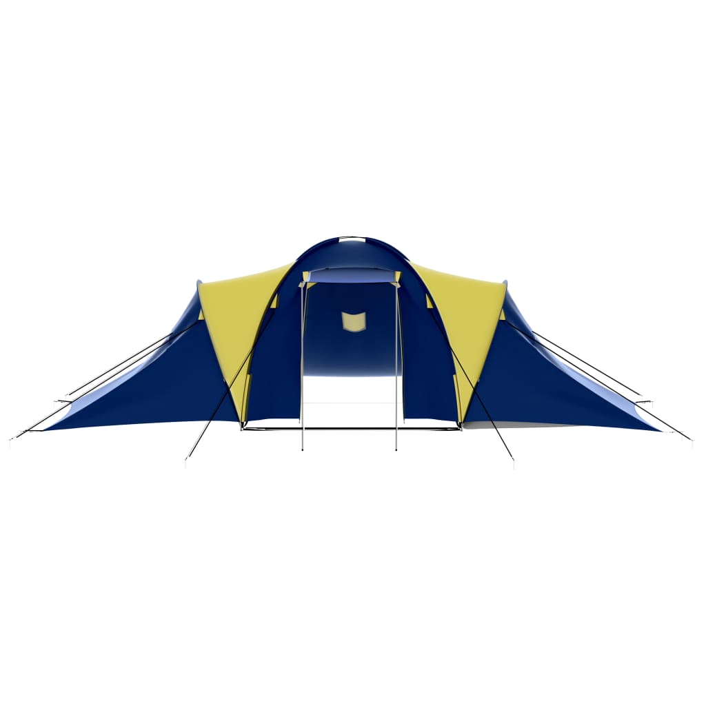 Tent -Persoons Polyester Blauw en geel