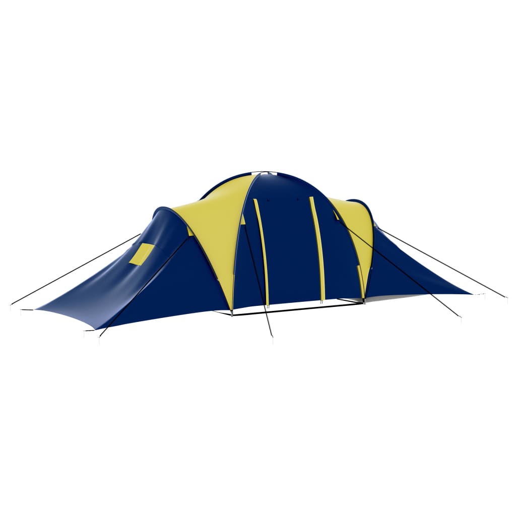 Tent -Persoons Polyester Blauw en geel