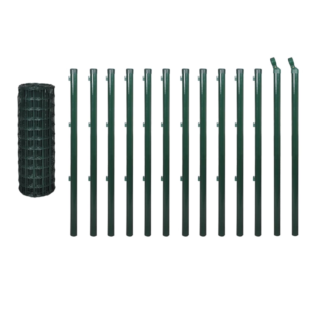 Eurohek 0X0,8 M Staal Groen 0.8 m