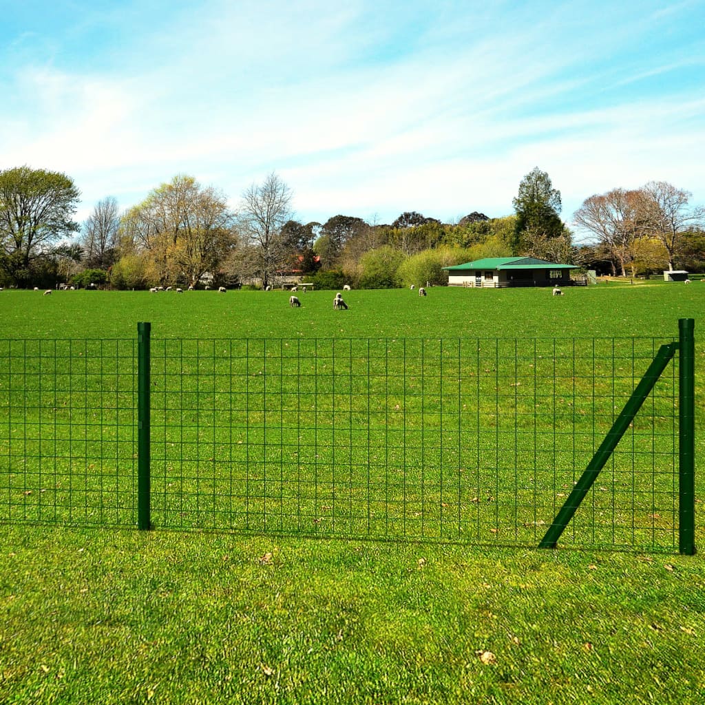 Eurohek 0X0,8 M Staal Groen 0.8 m