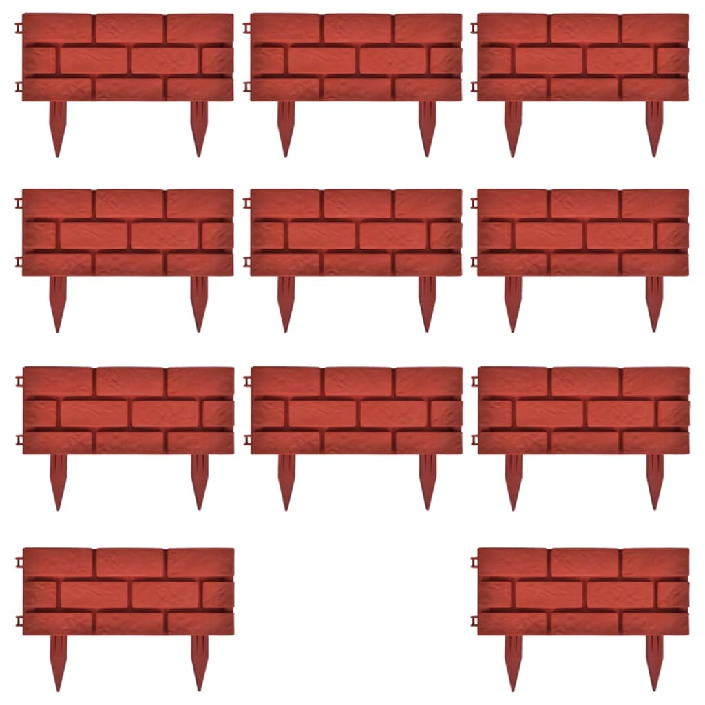 Borderranden 11 St Met Baksteenontwerp Zwart