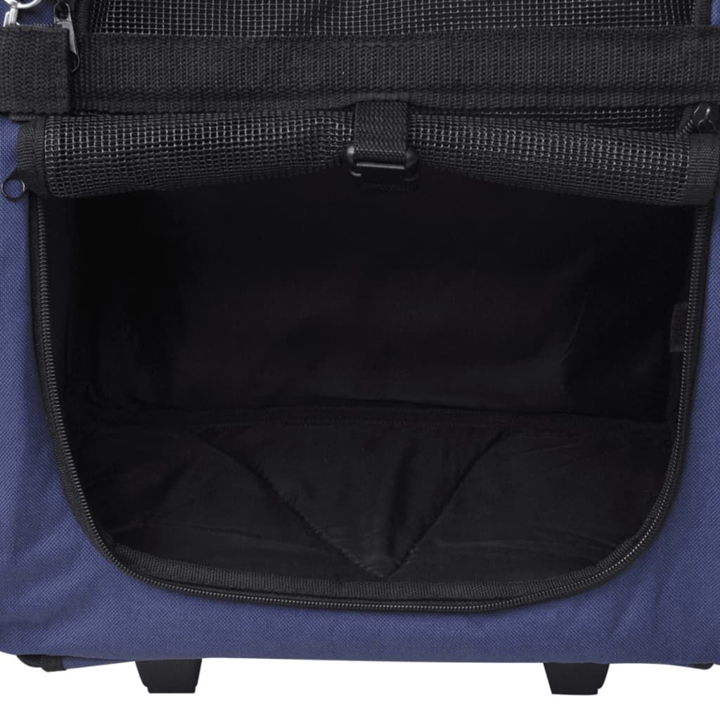 Huisdierentrolley Inklapbaar Blauw