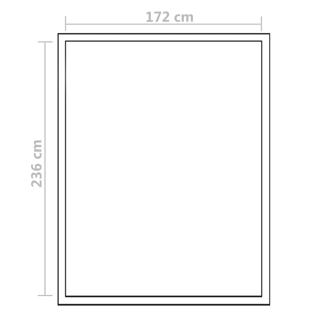 Tuinkas Met Basisframe 4,6 M² Versterkt Aluminium 1 242 x 190 x 195 cm