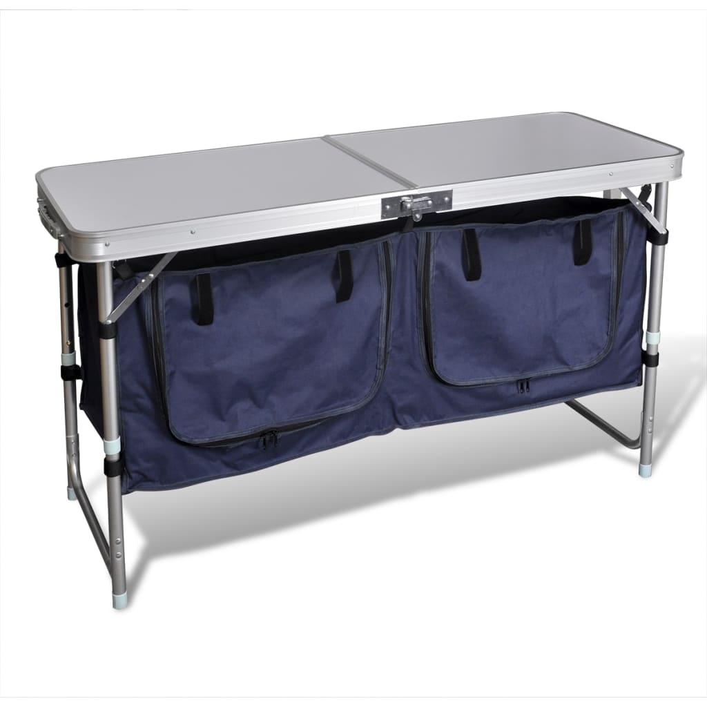 Campingkastje met aluminium frame