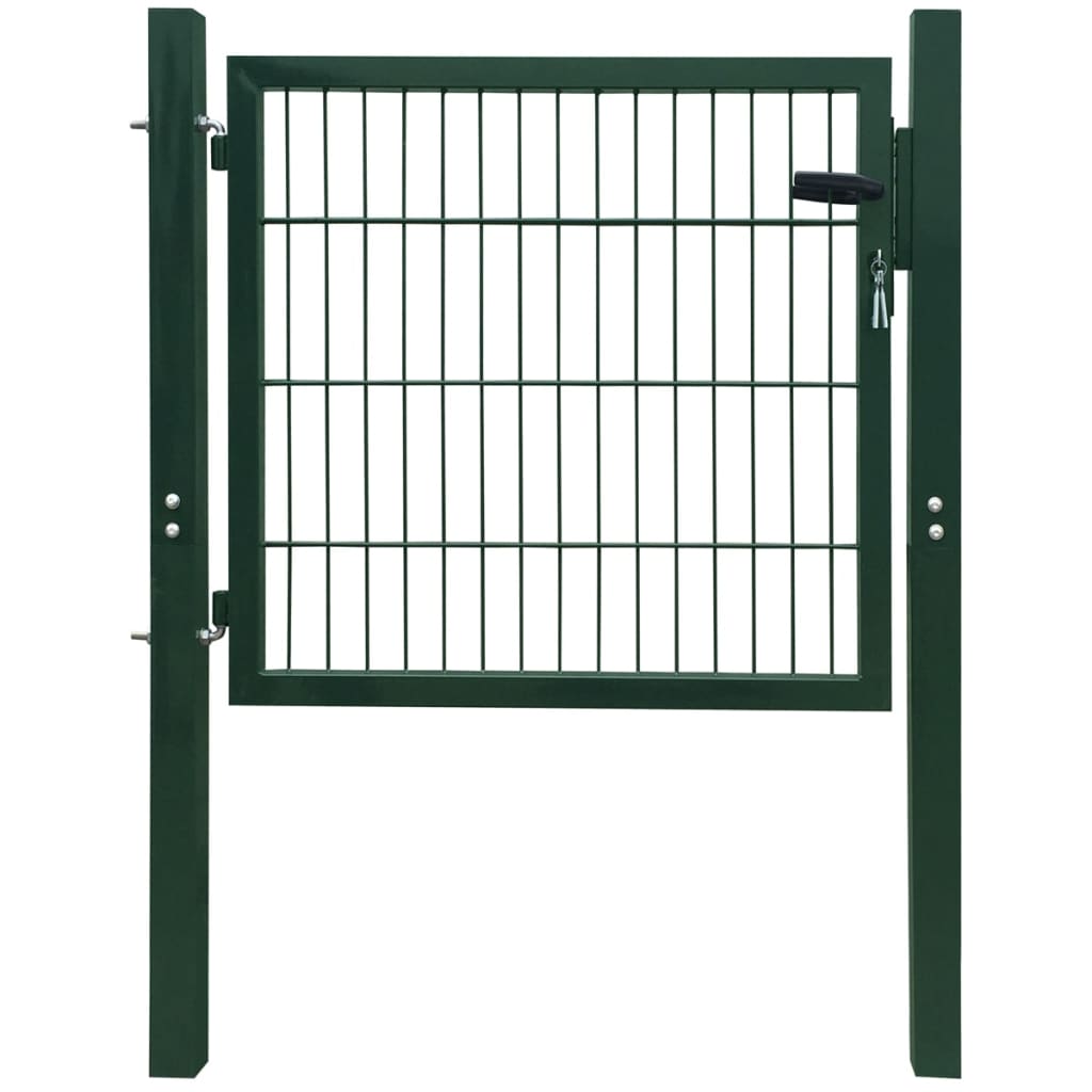 Poort Dubbelstaafmat (Enkel) 106X130 Cm Groen 106 x 130 cm