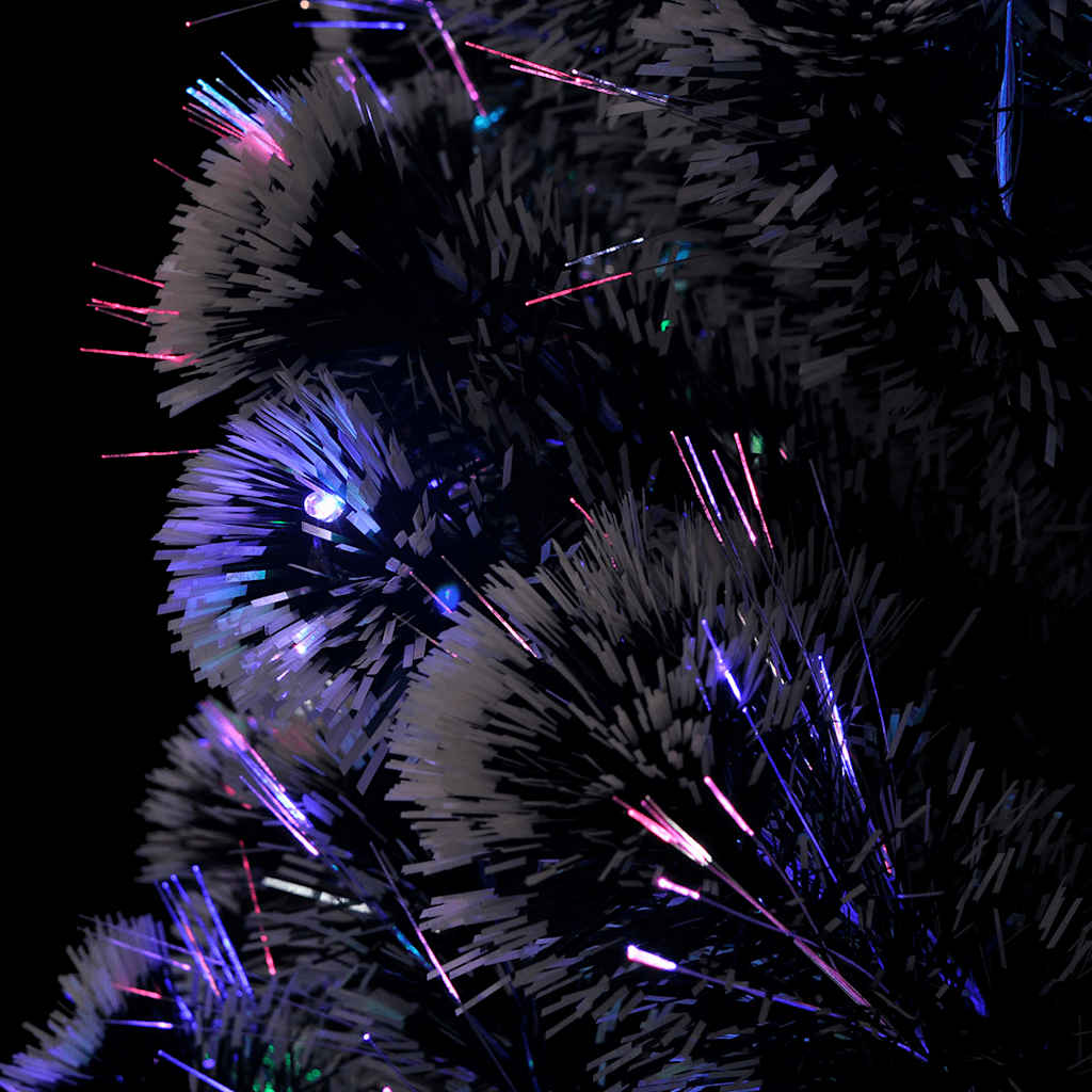 Kerstboom met LED en standaard 150 cm glasvezel