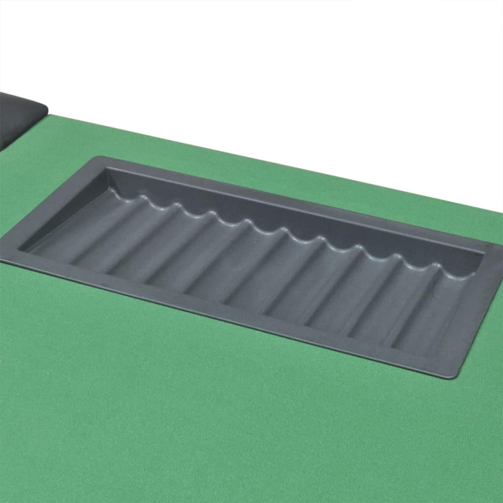 Pokertafel Voor 10 Personen Met Dealervak En Fichebak Groen