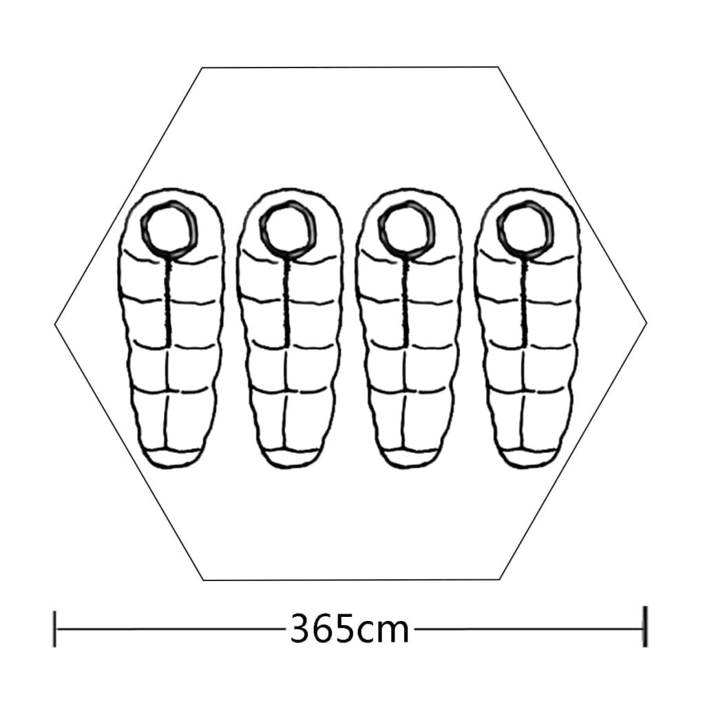 Tent -Persoons Blauw