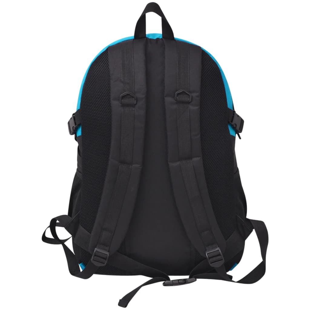 Hiking rugzak 40 L zwart en blauw