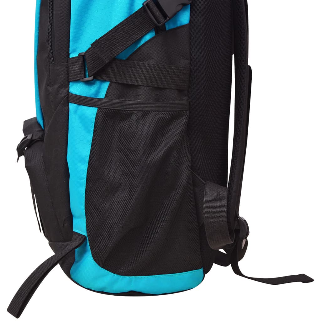 Hiking rugzak 40 L zwart en blauw