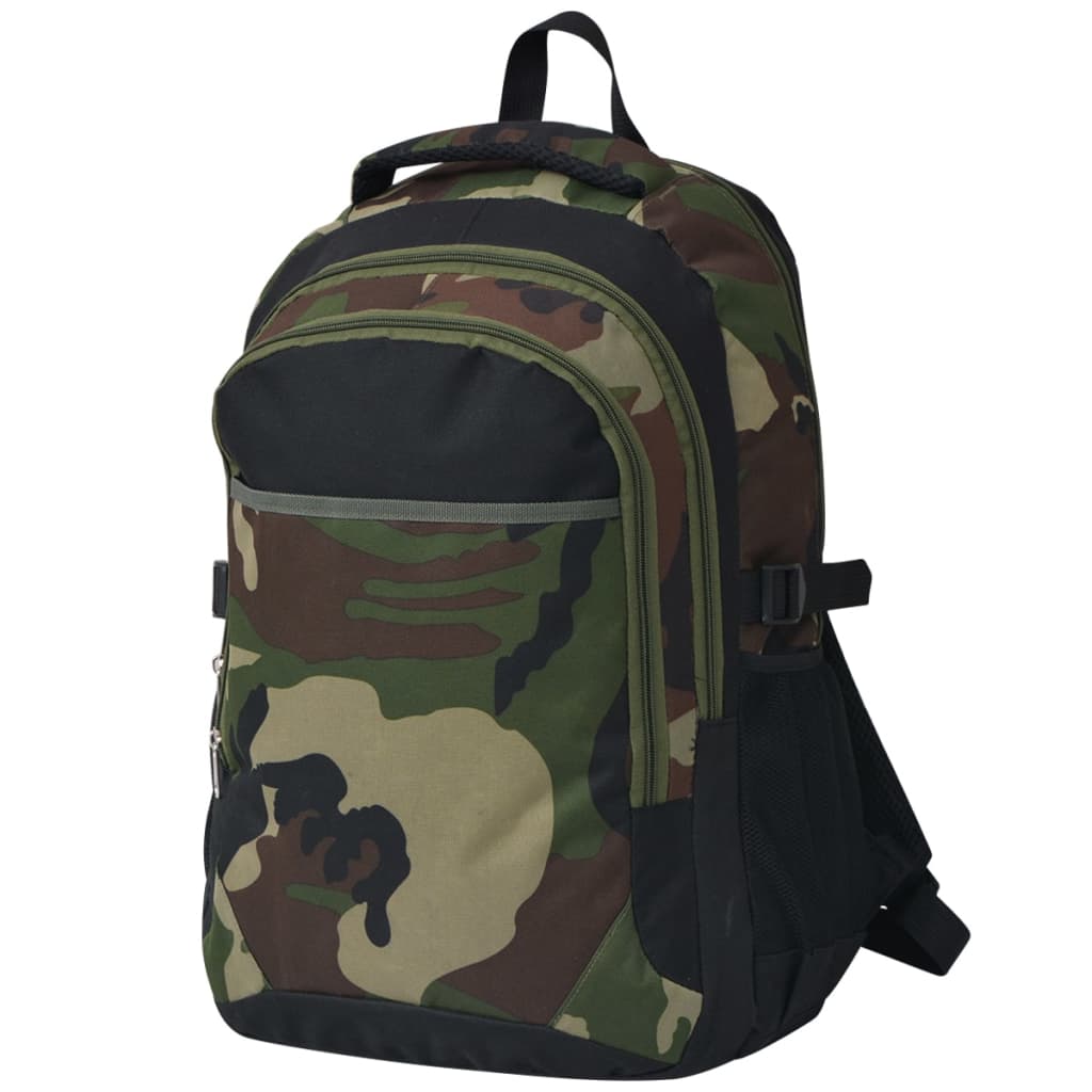 Rugzak Voor School 40 L Zwart En Camouflage