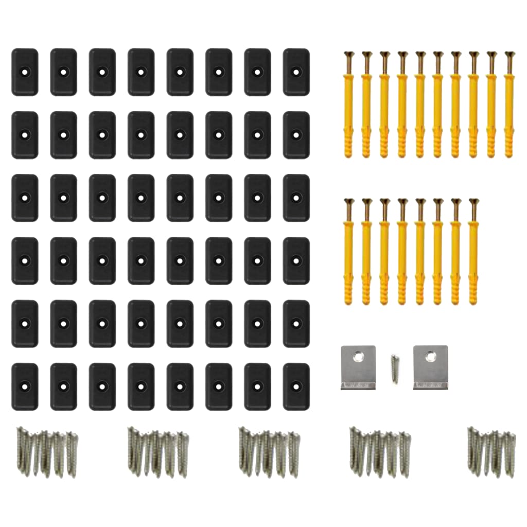 Terrasplanken Hkc Met Accessoires 2,2 M 26 m² Grijs