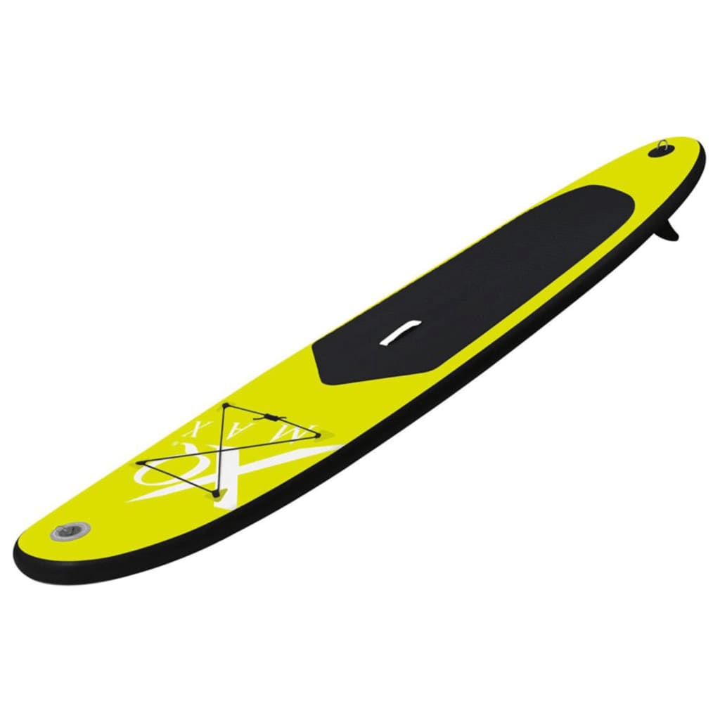 Stand Up Paddleboard opblaasbaar 285 cm lime en zwart