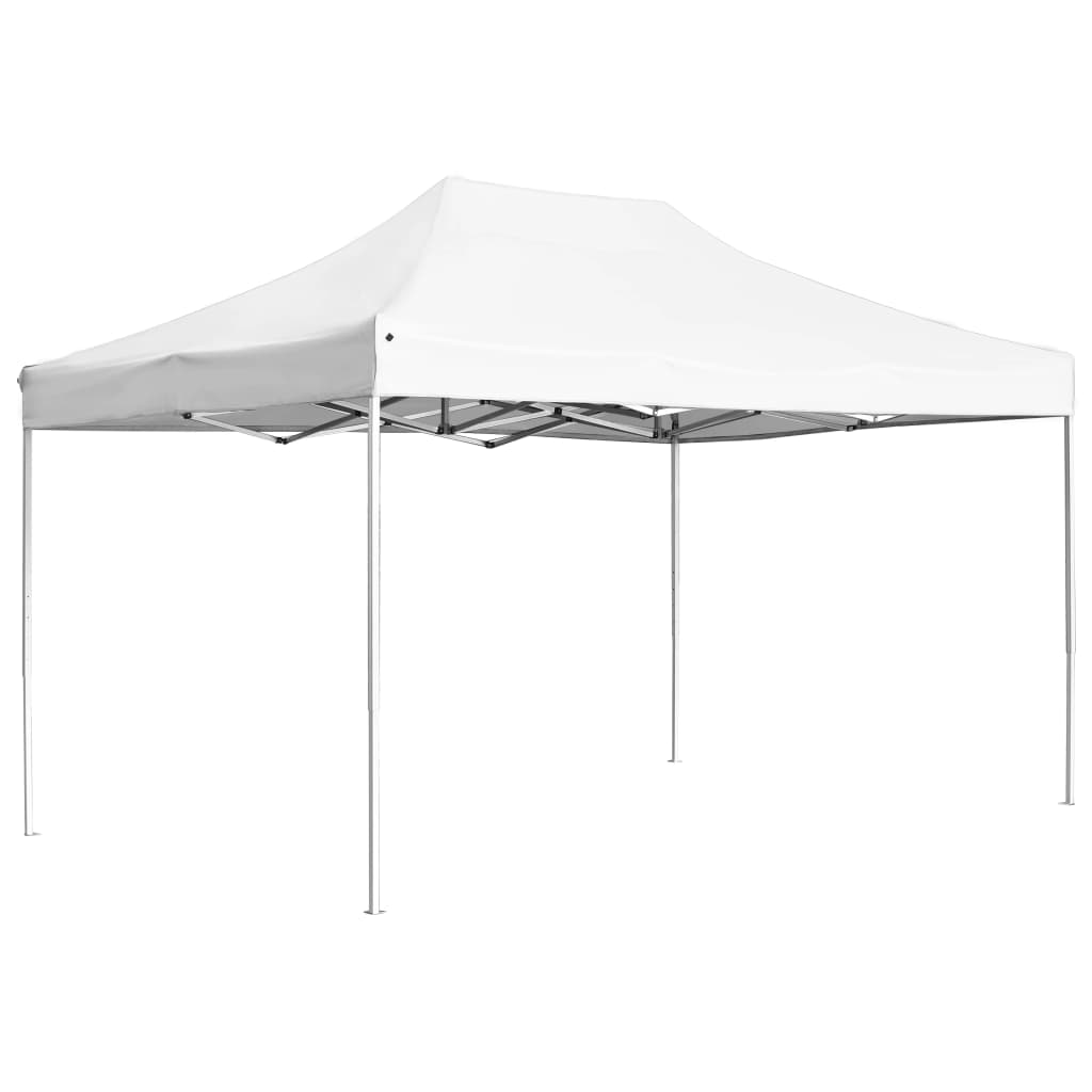 Partytent professioneel inklapbaar 4,5x3 m aluminium wit