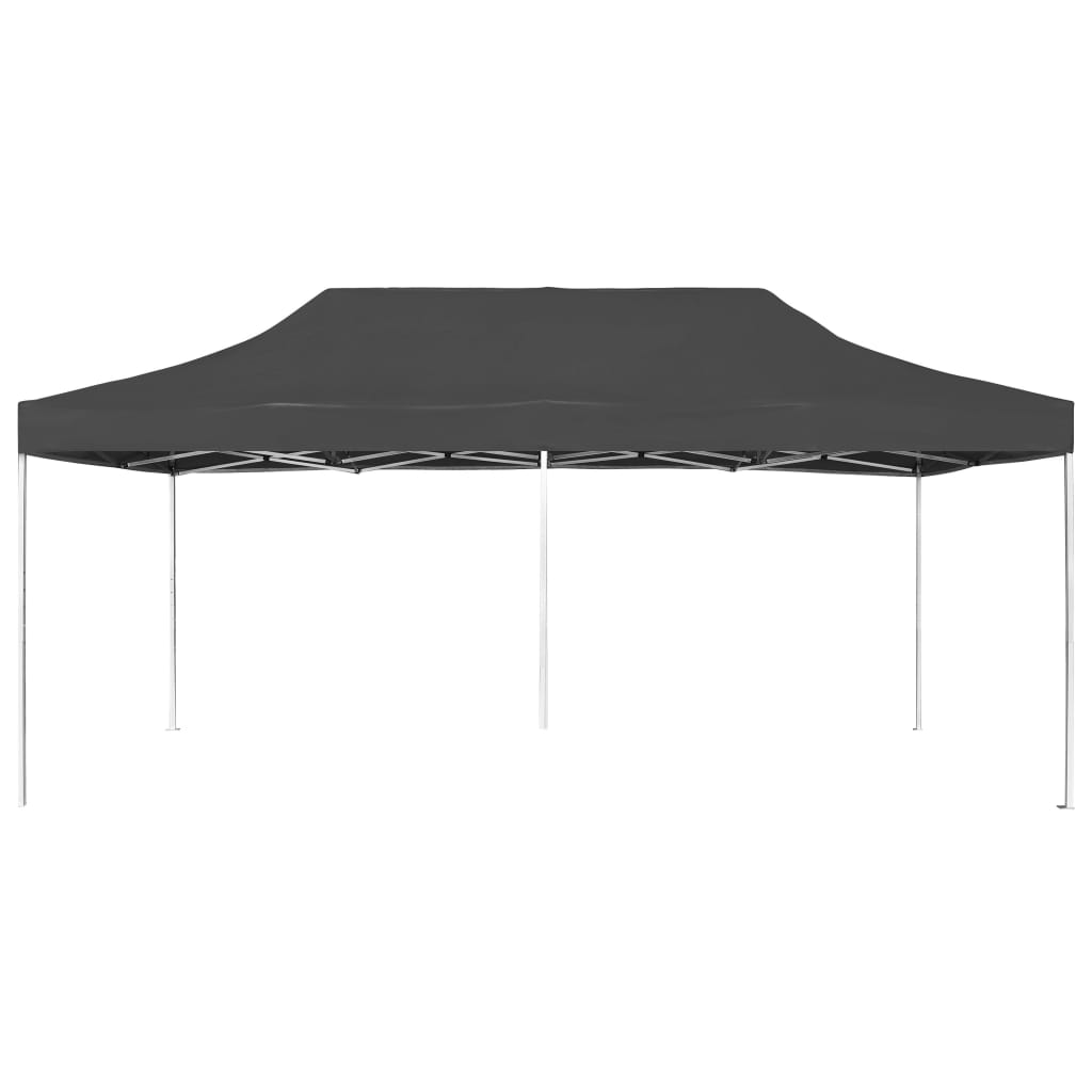 Partytent professioneel inklapbaar 6x3 m aluminium antraciet