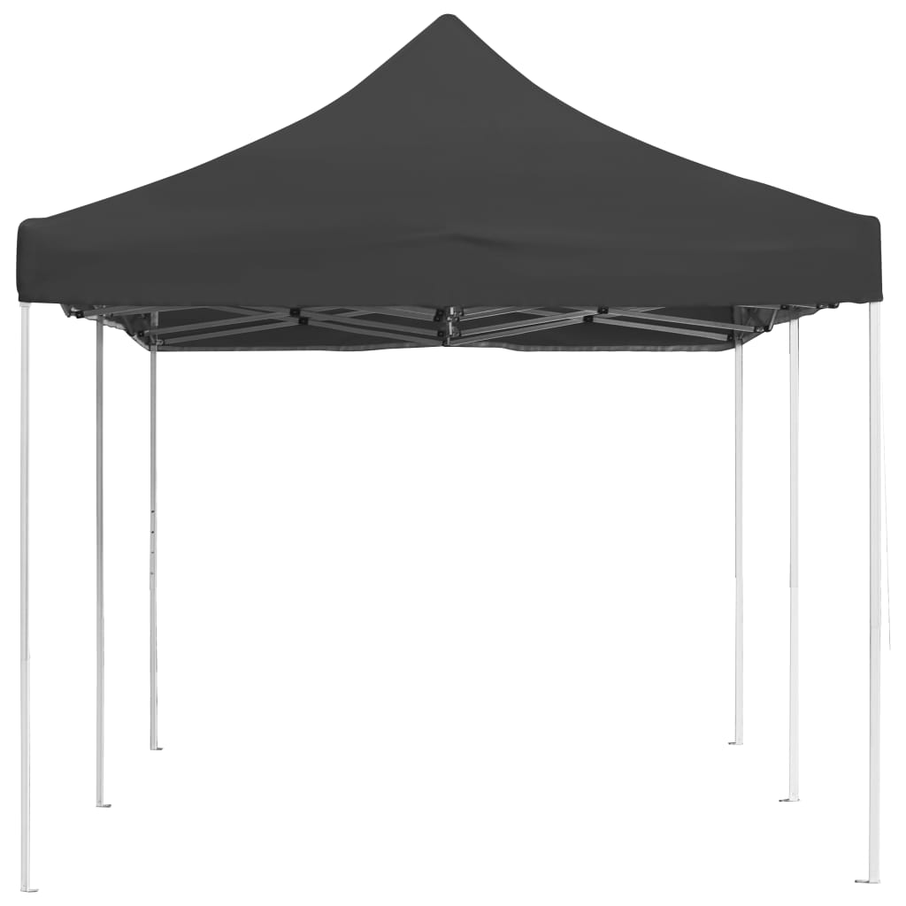 Partytent professioneel inklapbaar 6x3 m aluminium antraciet