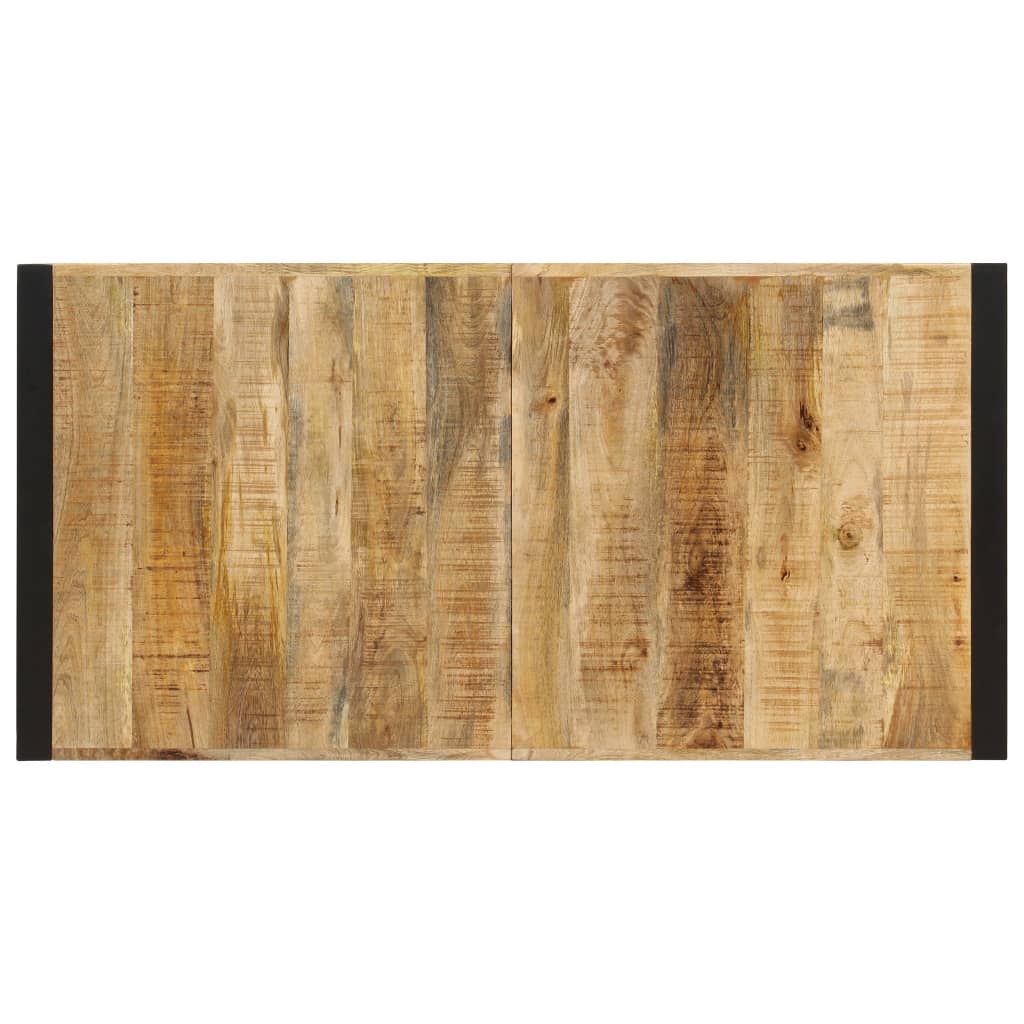 Eettafel 140x70x75 cm massief mangohout