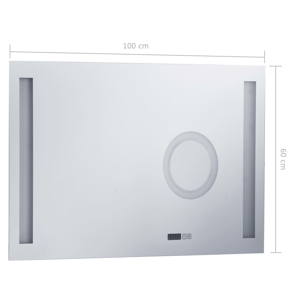 Badkamerspiegel Led Met Aanraaksensor 100 x 60 cm