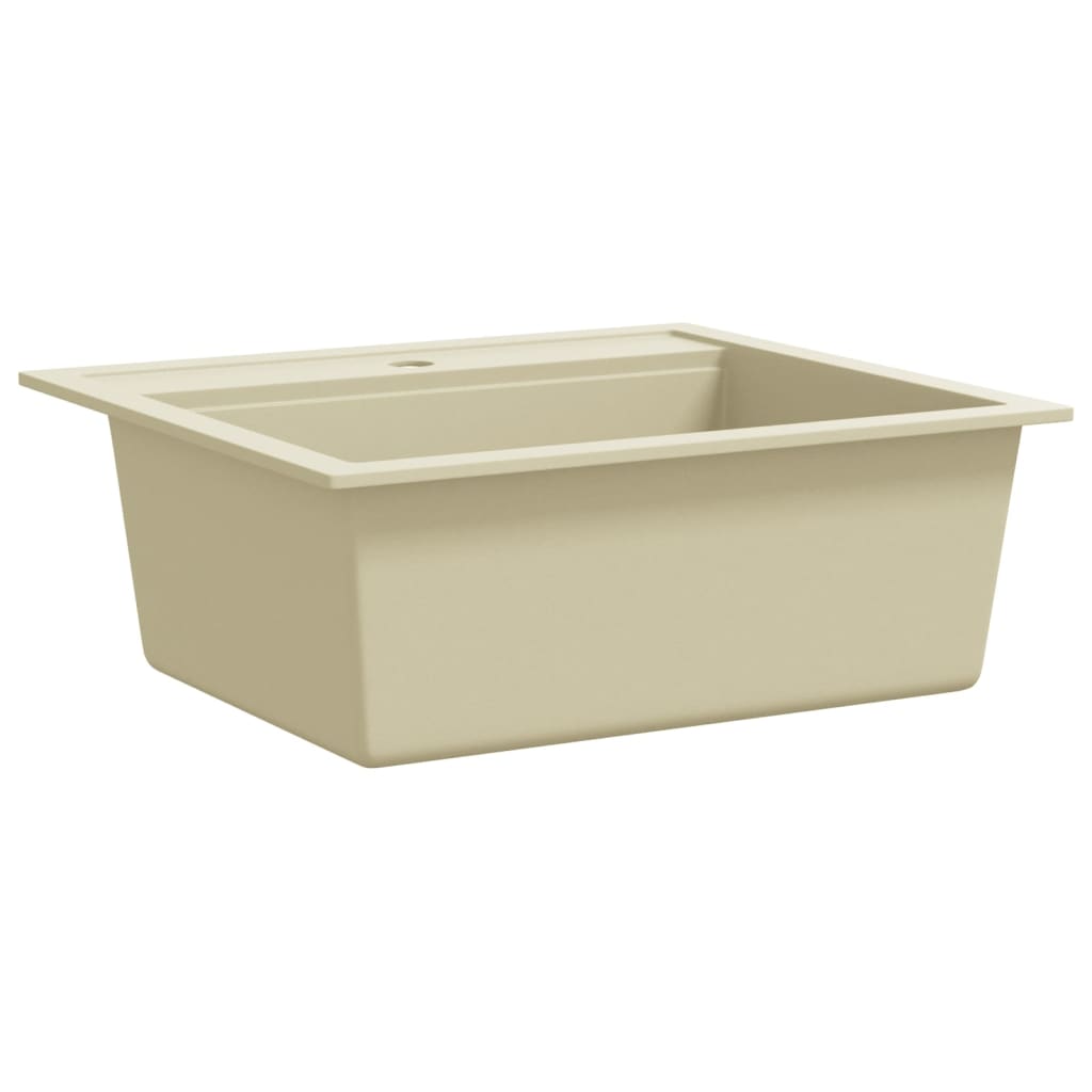 Gootsteen Enkele Bak Graniet Beige