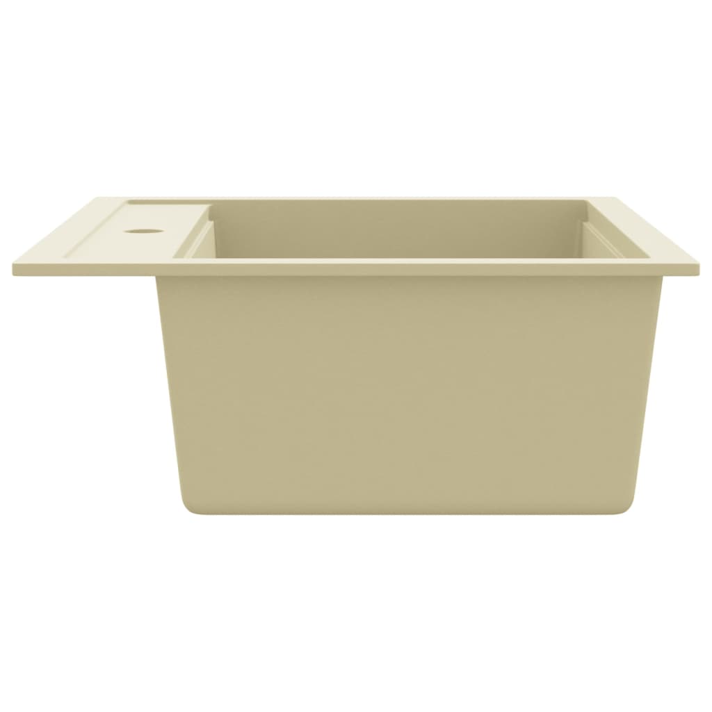 Gootsteen Enkele Bak Graniet Beige