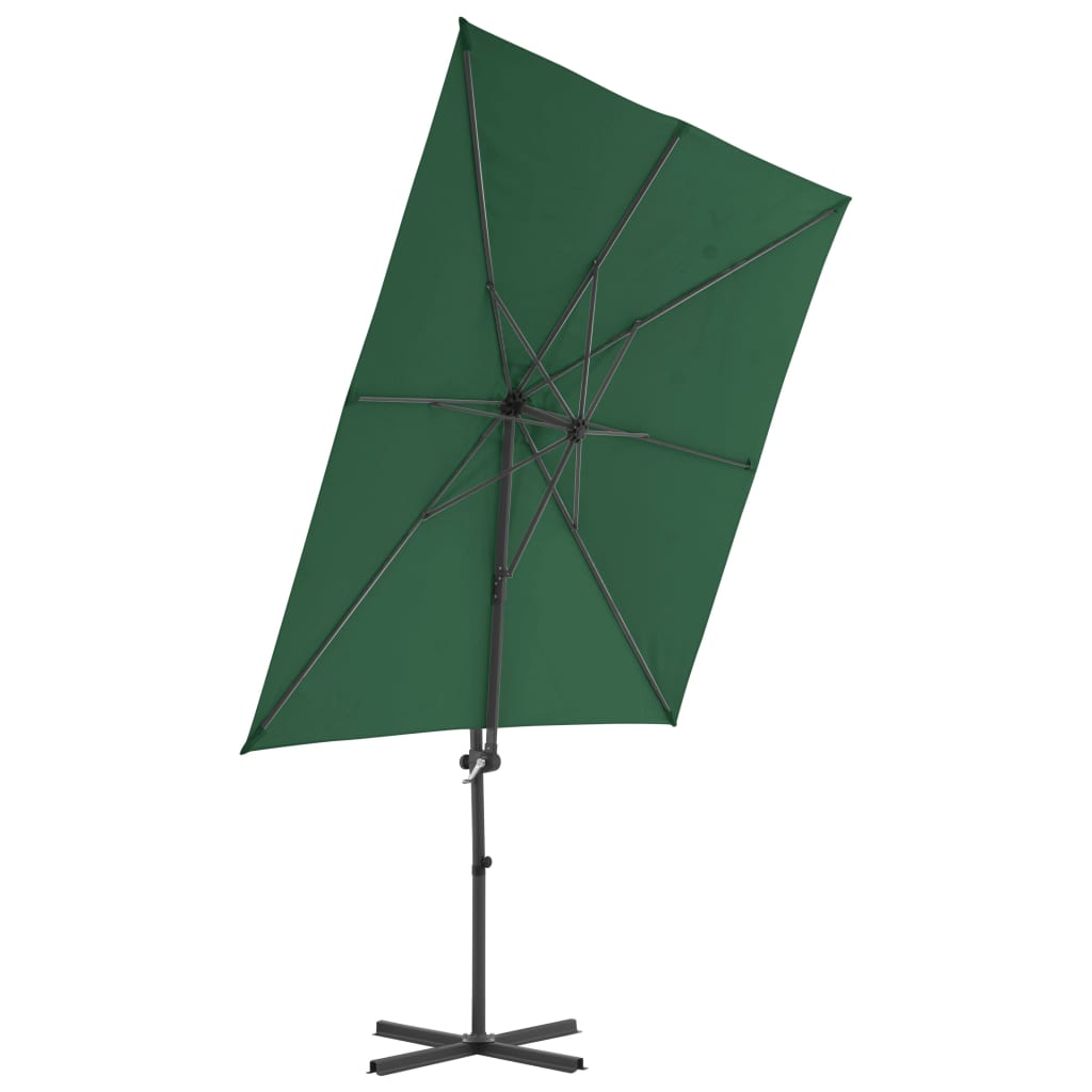 Parasol Met Draagbare Voet Groen