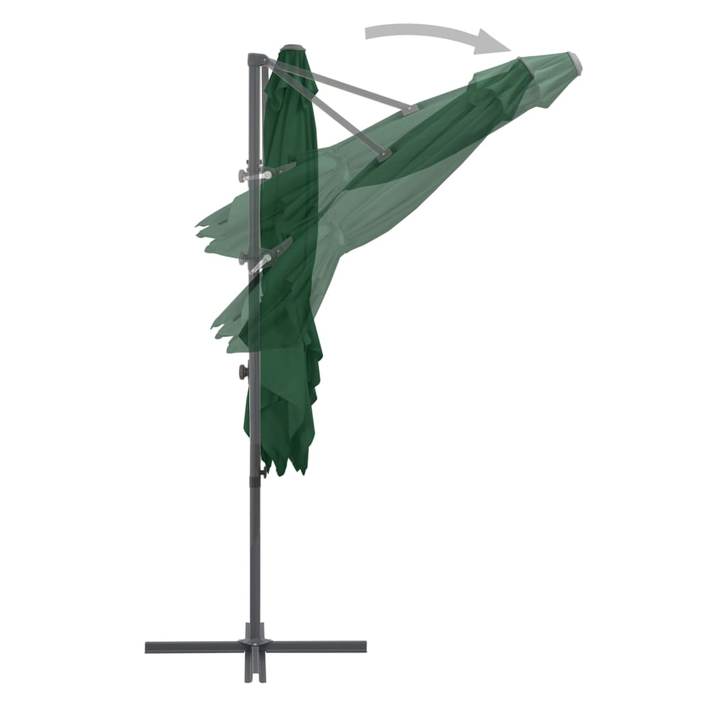 Parasol Met Draagbare Voet Groen