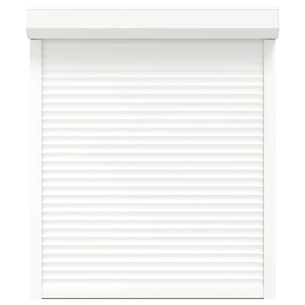 Rolluik 110x130 cm aluminium wit
