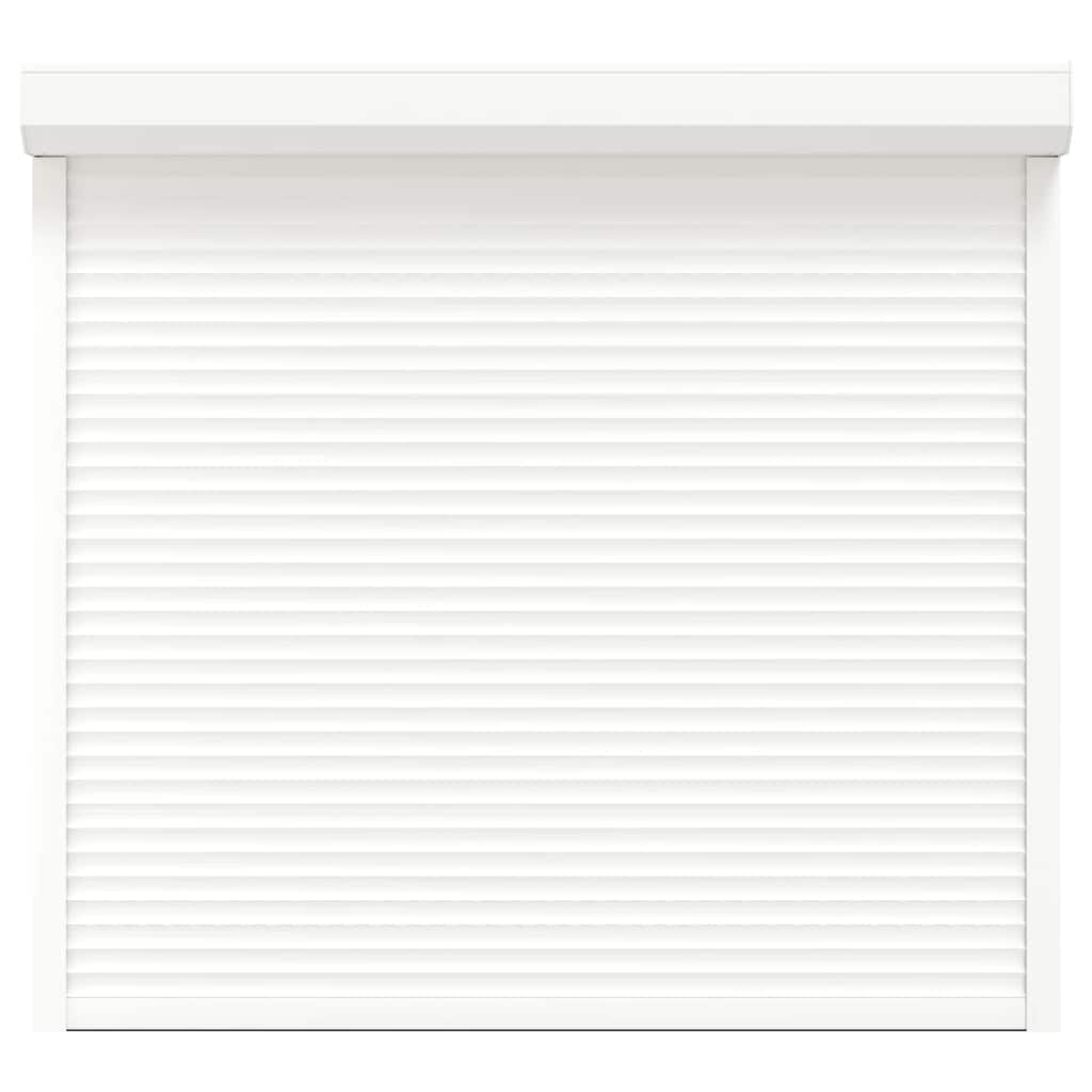 Rolluik 160x150 cm aluminium wit