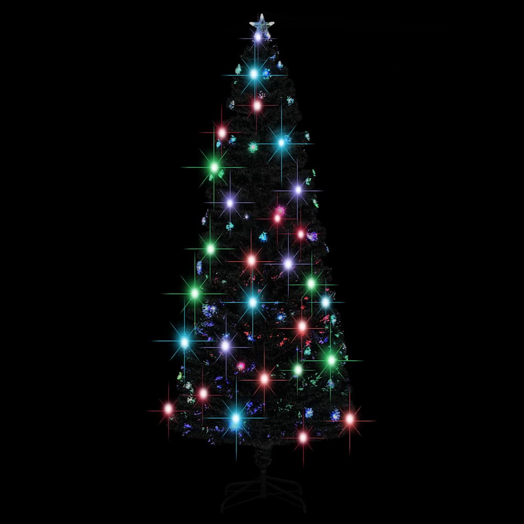 Kerstboom met LED en standaard 240 cm glasvezel