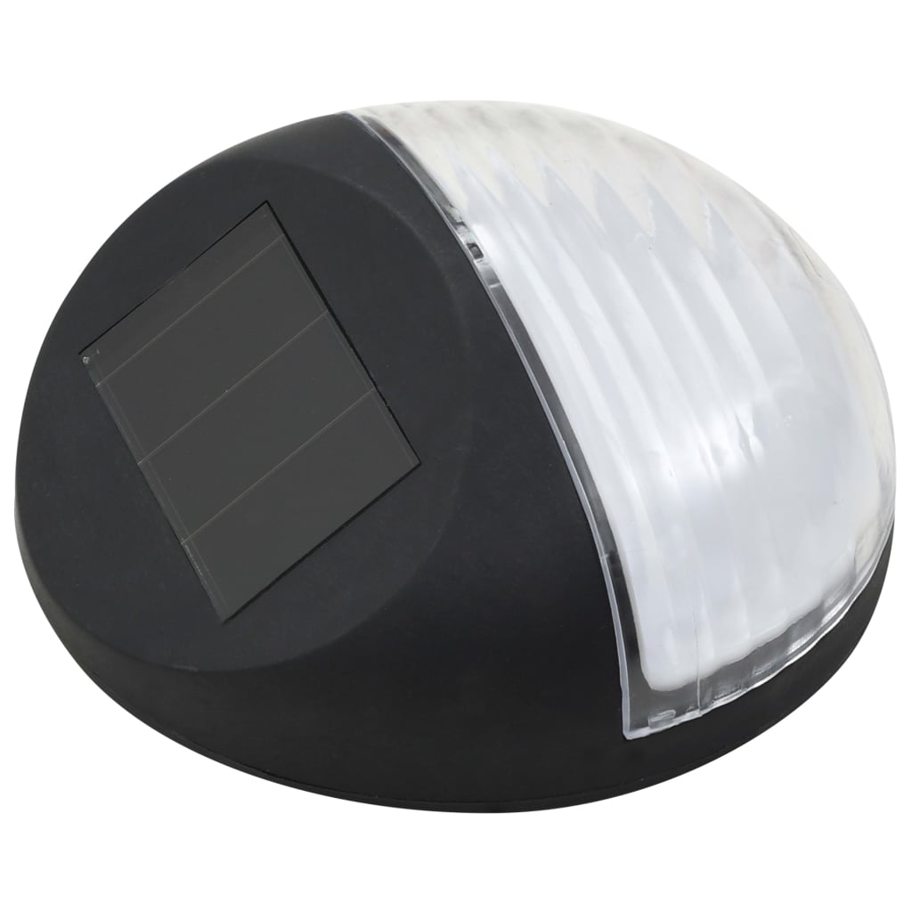 Solarwandlampen LED 24 st rond zwart