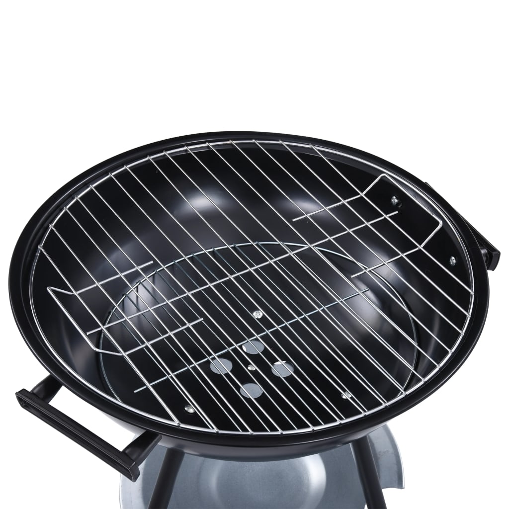 Kogelbarbecue houtskool met wieltjes XXL 44 cm