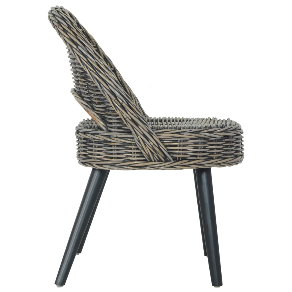 Fauteuil Kubu Rattan Zwart