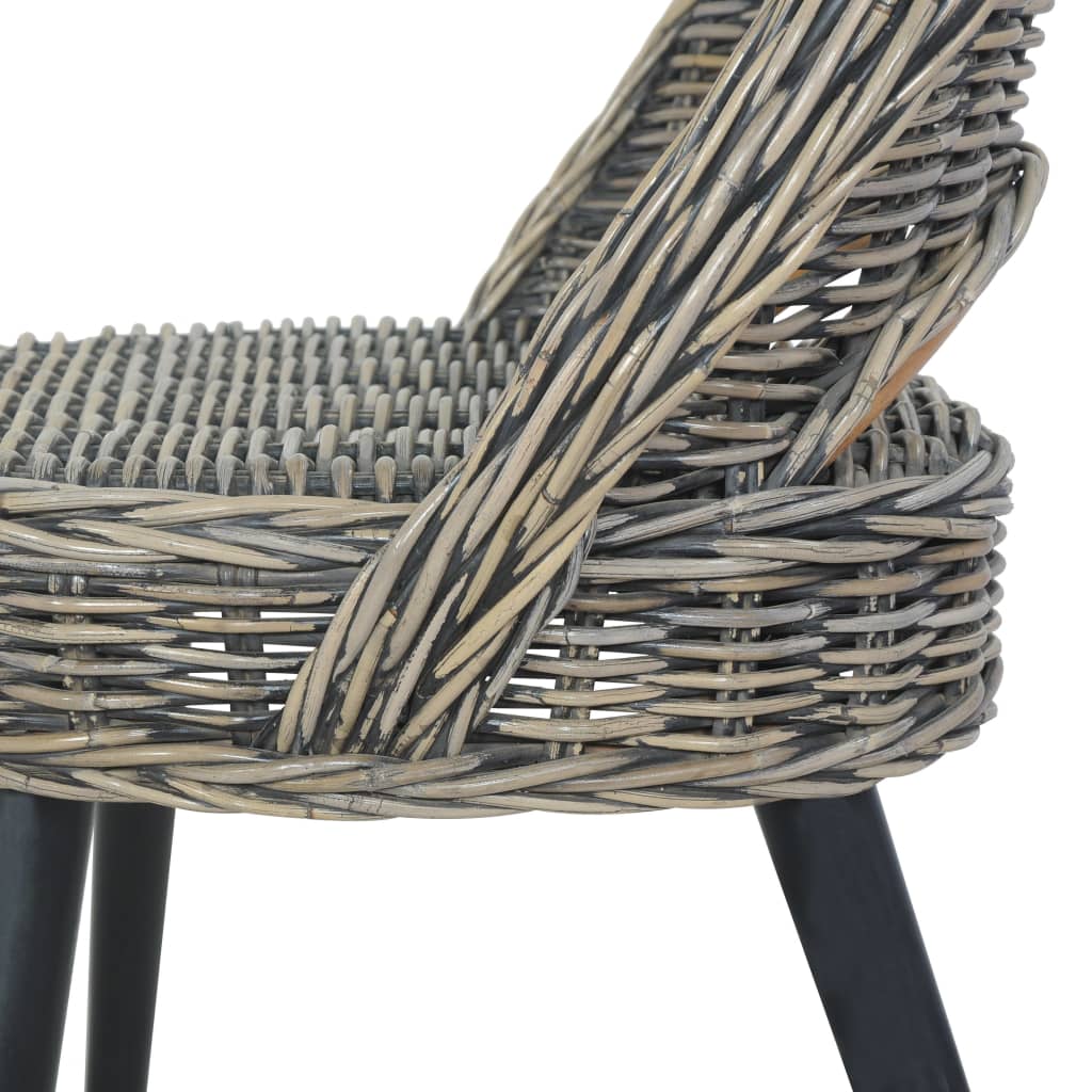 Fauteuil Kubu Rattan Zwart