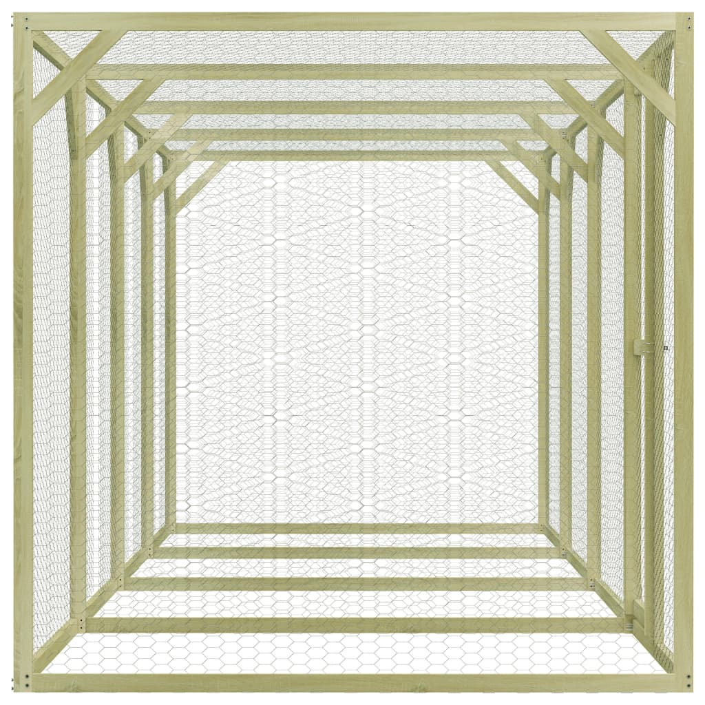 Kippenhok 1,5X6X1,5 M Geïmpregneerd Grenenhout 1.5 x 6 x 1.5 m