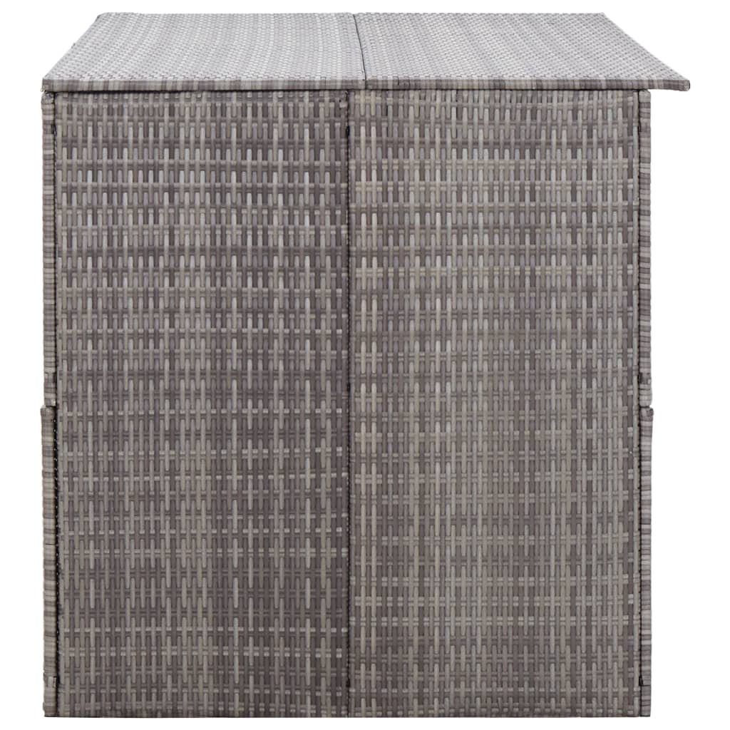 Tuinbox 150X100X100 Cm Poly Rattan Grijs