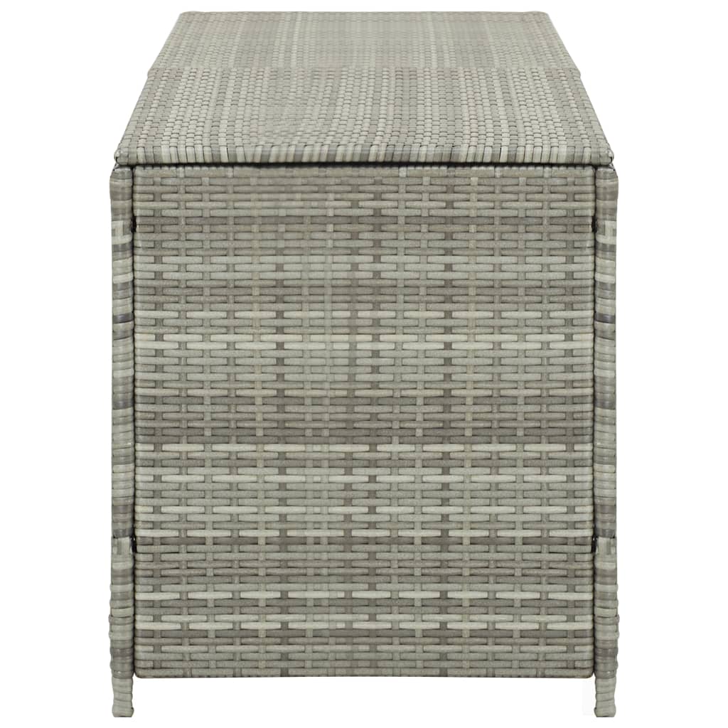 Tuinbox 200X50X60 Cm Poly Rattan Grijs 200 x 50 x 60 cm