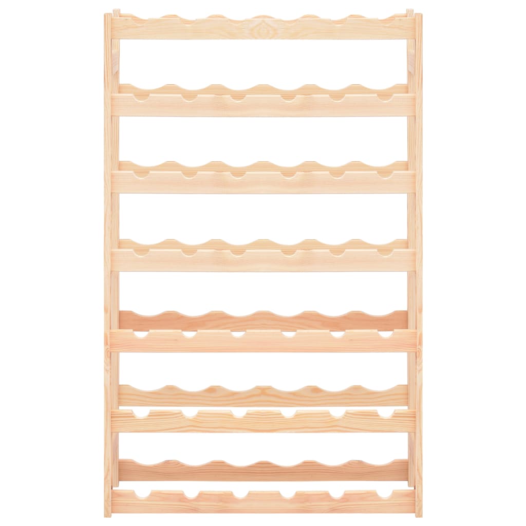 Wijnrek voor 42 flessen grenenhout