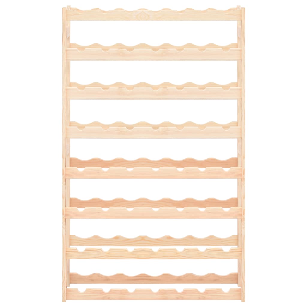 Wijnrek voor 56 flessen grenenhout