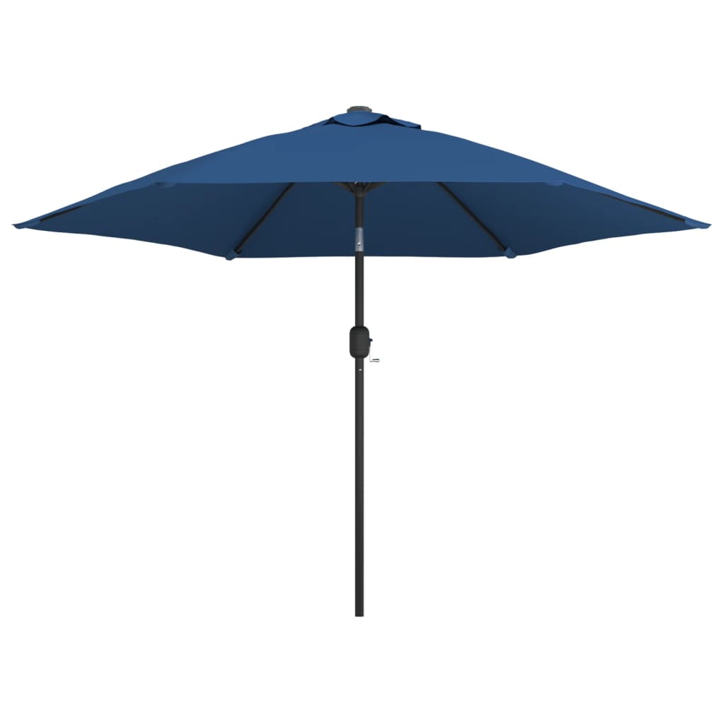 Parasol Met Metalen Paal 300 Cm Blauw Azuurblauw