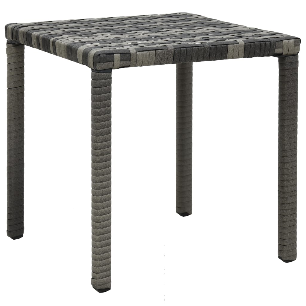 Ligbedden Met Tafel Poly Rattan Antraciet