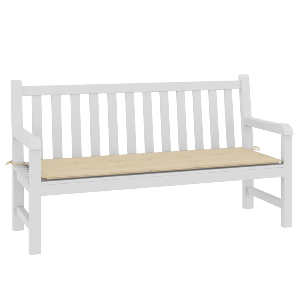 Tuinbankkussen Oxford Stof 150 x 50 x 3 cm Beige