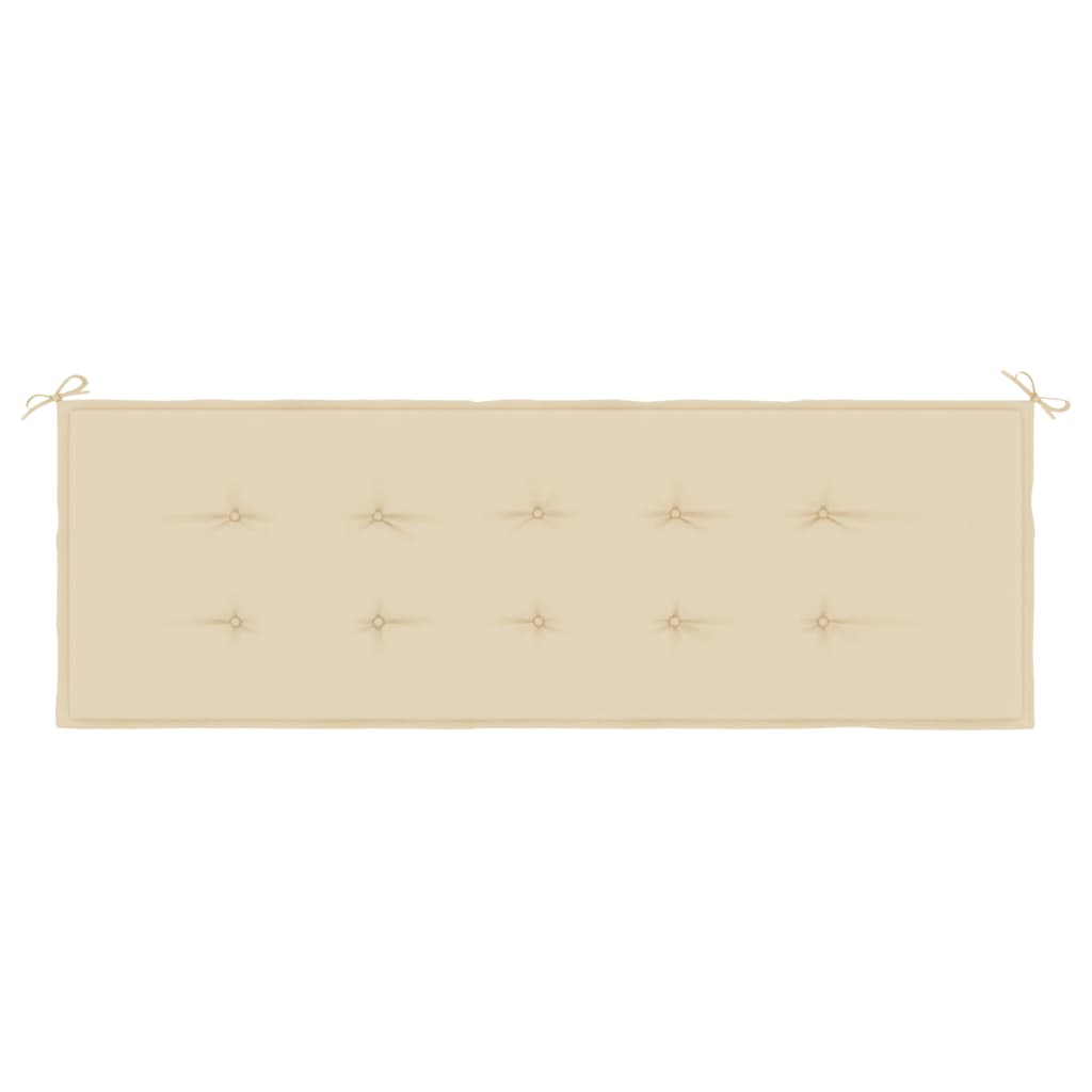 Tuinbankkussen Oxford Stof 150 x 50 x 3 cm Beige