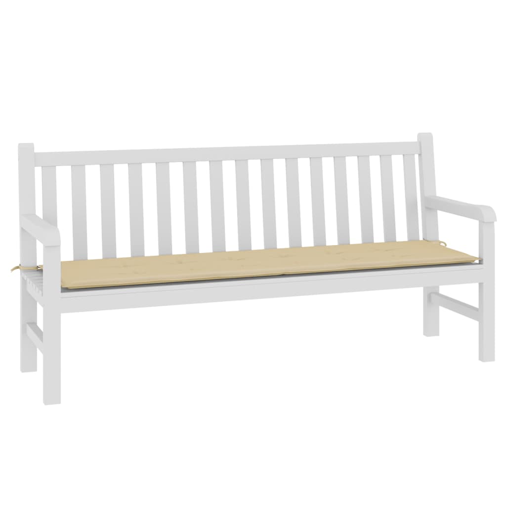 Tuinbankkussen Oxford Stof 180 x 50 x 3 cm Beige