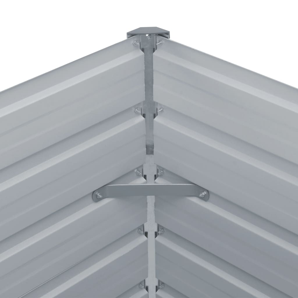 Plantenbak Verhoogd 00X00X45Cm Gegalvaniseerd Staal Antraciet