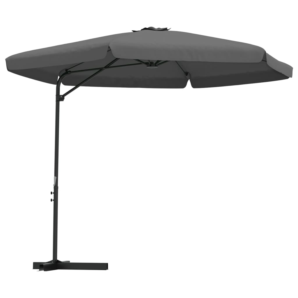 Parasol Met Stalen Paal 300X250 Cm Antraciet