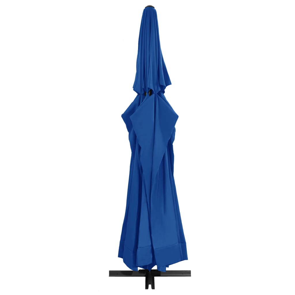 Parasol met aluminium paal 500 cm azuurblauw