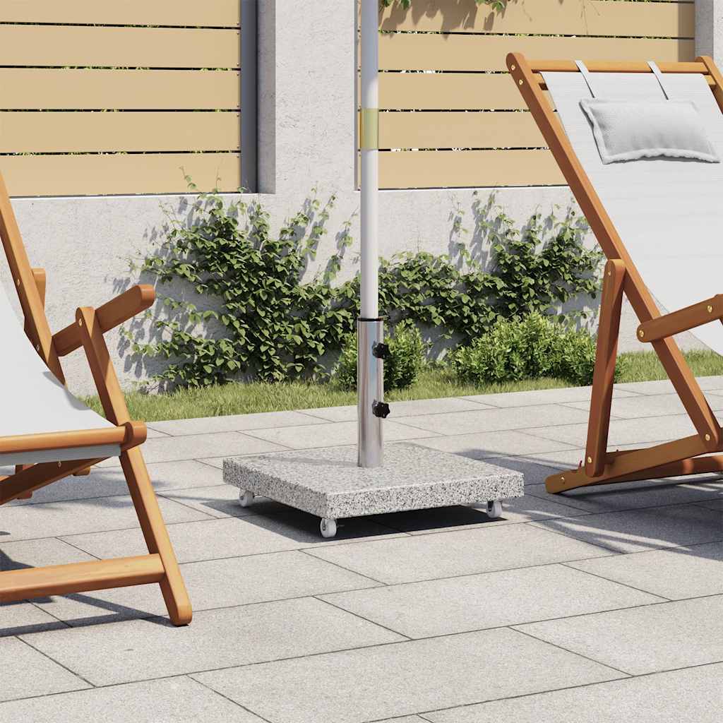 Parasolvoet vierkant 30 kg graniet grijs
